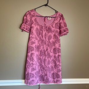 Vintage small purple paisley juicy couture dress.